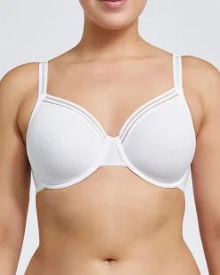 Smoothing Stripe Non-Padded Wired Bra