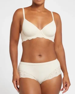 Soft Lace Full Cup Wired T-Shirt Bra