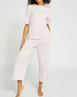 Soft Long Sleeve Stripe Pyjama Top