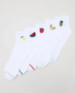 Sports Liner With Fruit Design - Pack Of 5