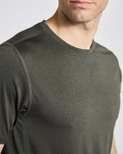 Sports Panel Pin Dot T-Shirt
