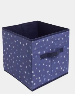Stars Print Cube Box