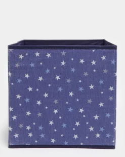 Stars Print Cube Box