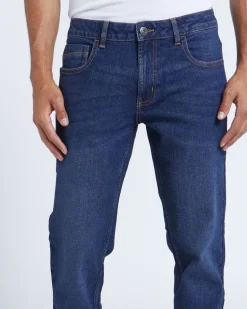 Straight Fit Stretch Jeans