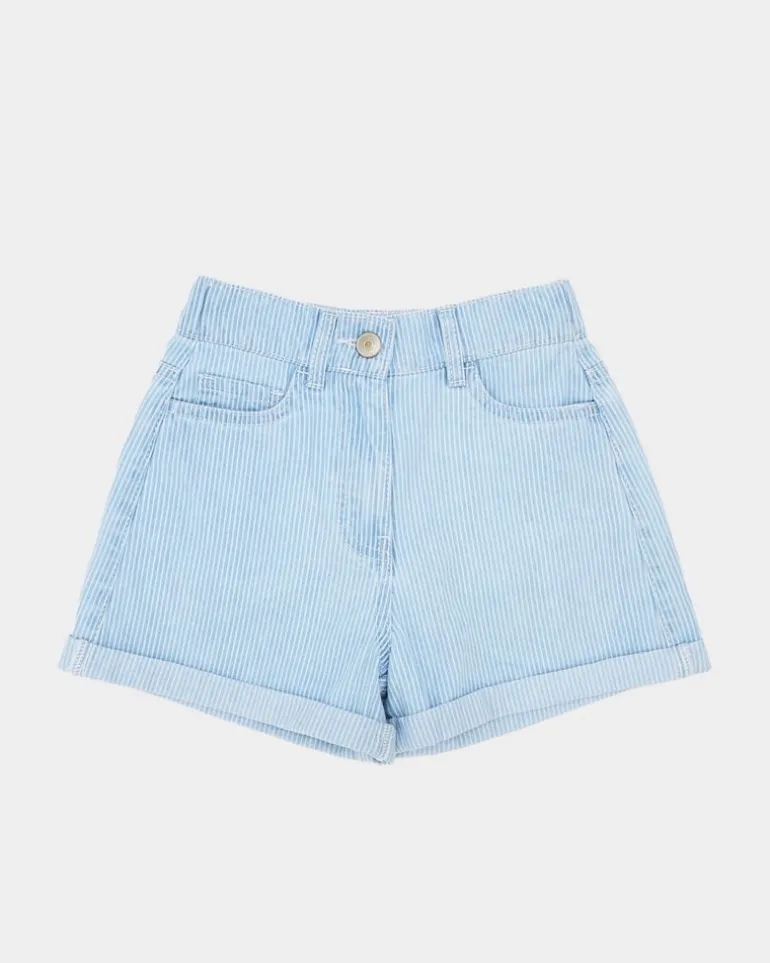Stripe Denim Short (2-14 Years)