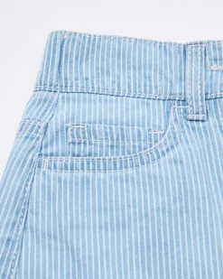 Stripe Denim Short (2-14 Years)