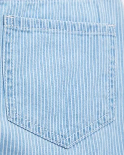 Stripe Denim Short (2-14 Years)