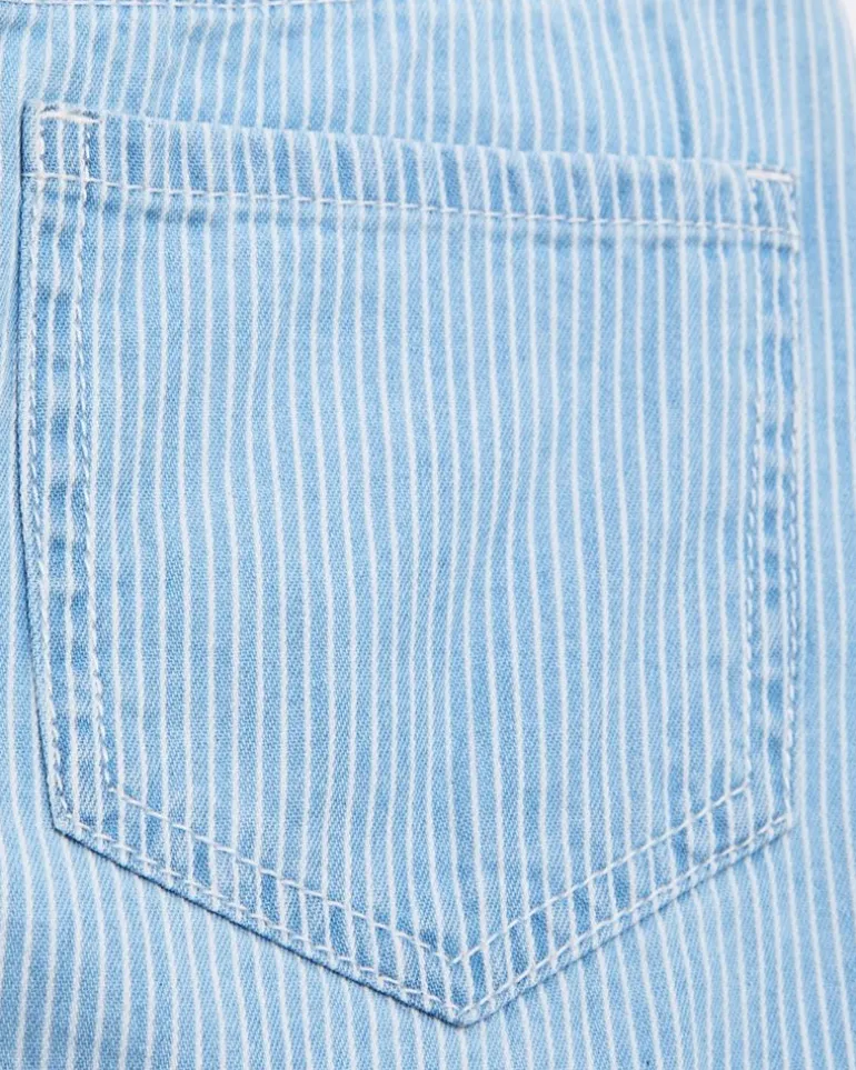 Stripe Denim Short (2-14 Years)