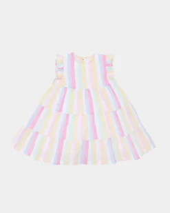 Stripe Lurex Dress (6 Months-5 Years)