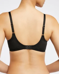 Stripe Non-Wired Soft Padded T-Shirt Bra