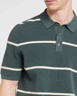 Stripe Texture Polo