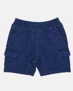 Striped T-Shirt And Cargo Shorts Set (6 Months-5 Years)