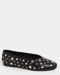 Stud Ballerina Pumps