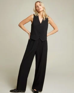 Tailored Wide Leg Trousers