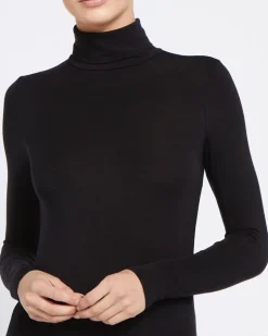 Thermal Heat Activate Long Sleeved Polo Neck Top