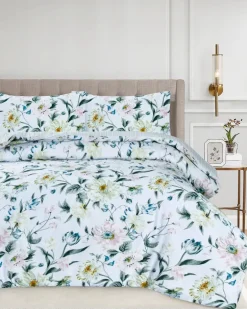 Trailing Floral 100% Cotton Duvet Set
