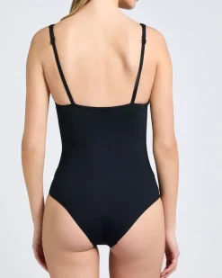 Tummy Control Cross Over Cup Swimsuit
