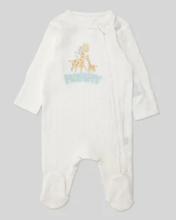 Two-Way-Zip I Love Mummy Sleepsuit (Newborn-12 Months)