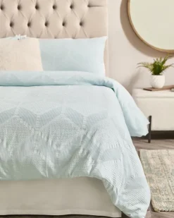 Waffle Microfibre Duvet Set