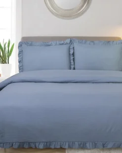 Washed Ruffle Duvet Set