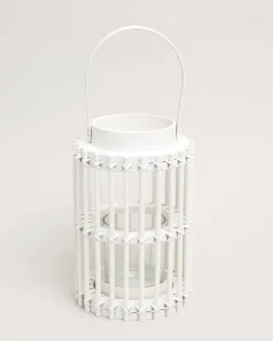 White Wooden Lantern