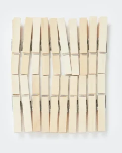 Wooden Pegs - Set Of 40