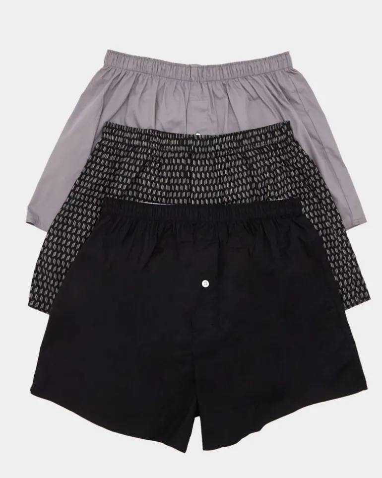 Woven Boxers - Pack Of 3
