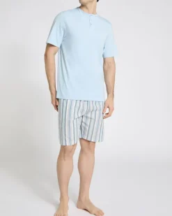 Woven Cotton Short Pyjamas Set